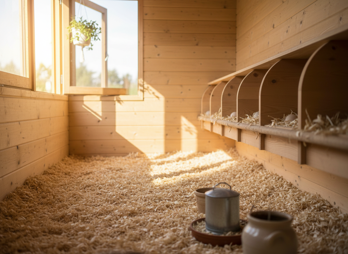 Cover for Wood Shavings vs. Straw vs. Sand: What We Recommend (and Why Your Coop Smells)